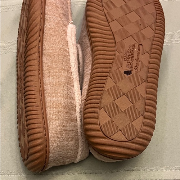 Dearfoams Soft Brown Slippers 11/12 - Picture 4 of 4